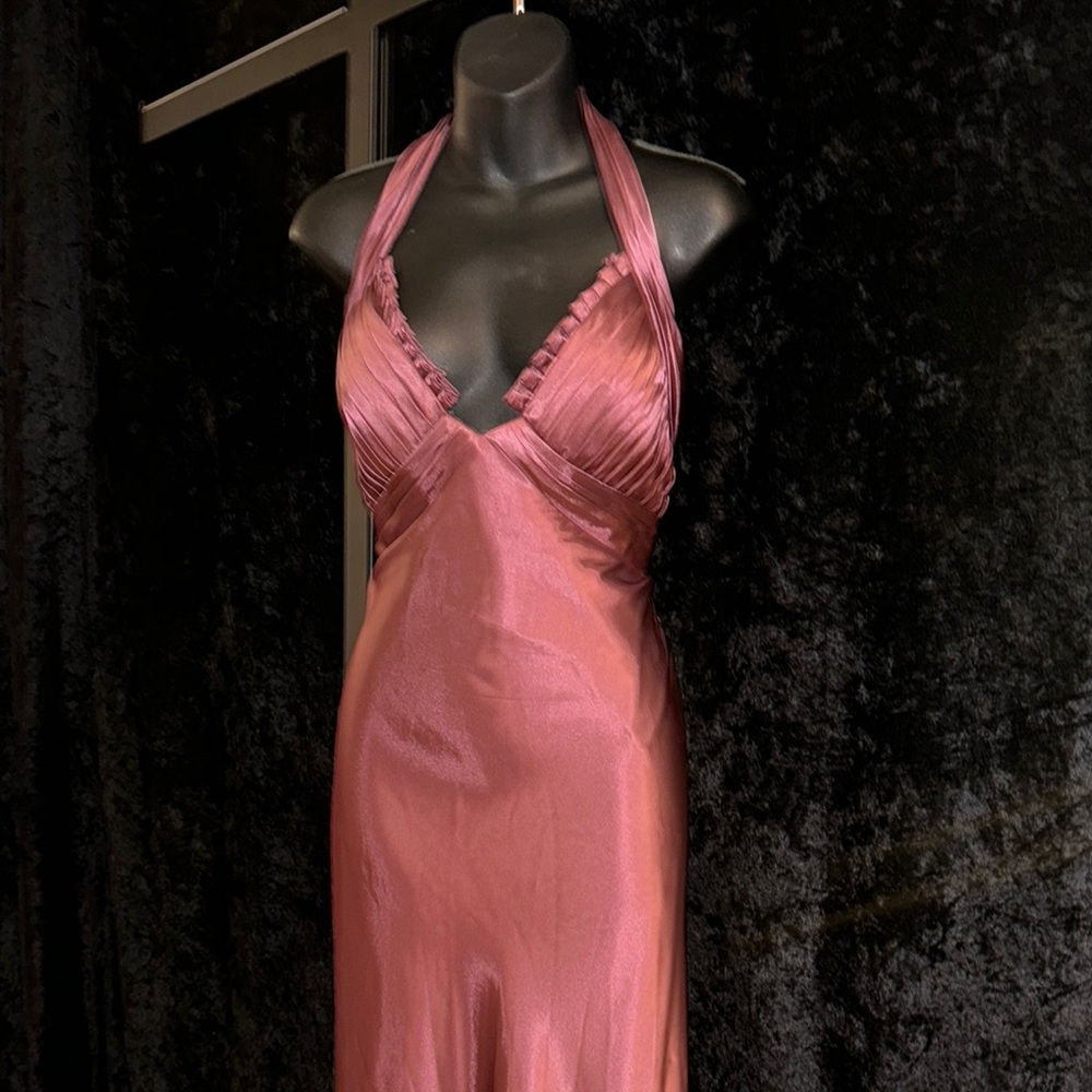 Elegant Satin Halter gown